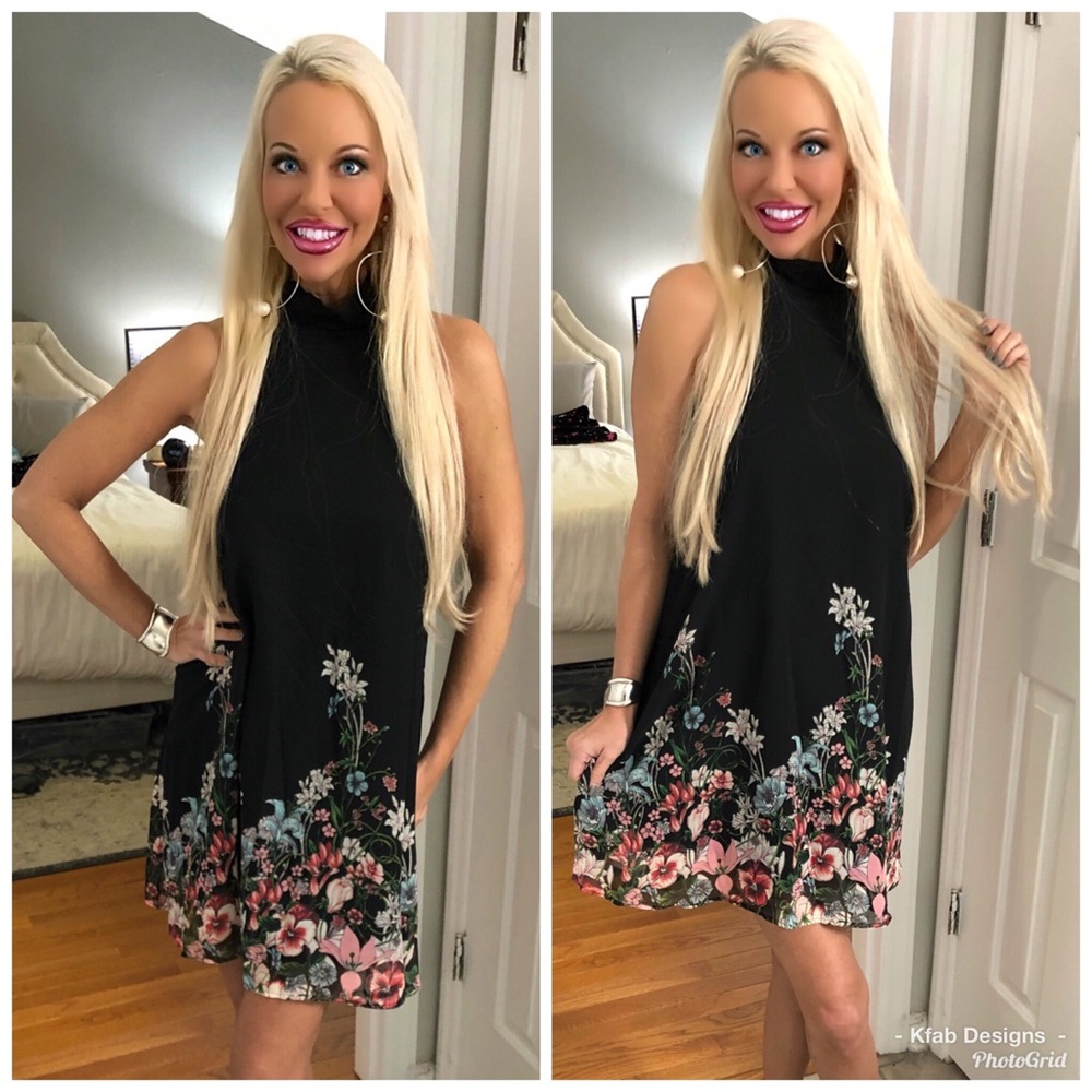 🥰LAST 1! Stunning Embroidered Back Tie Dress! - Picture 4 of 8